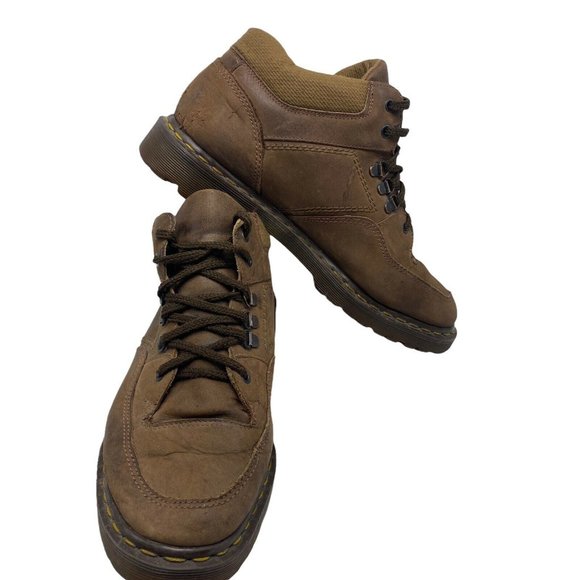 Doc Martens Mens 11 Brown Ankle Boots CK 2128 Dr Made In England 90s Vintage - Picture 2 of 10